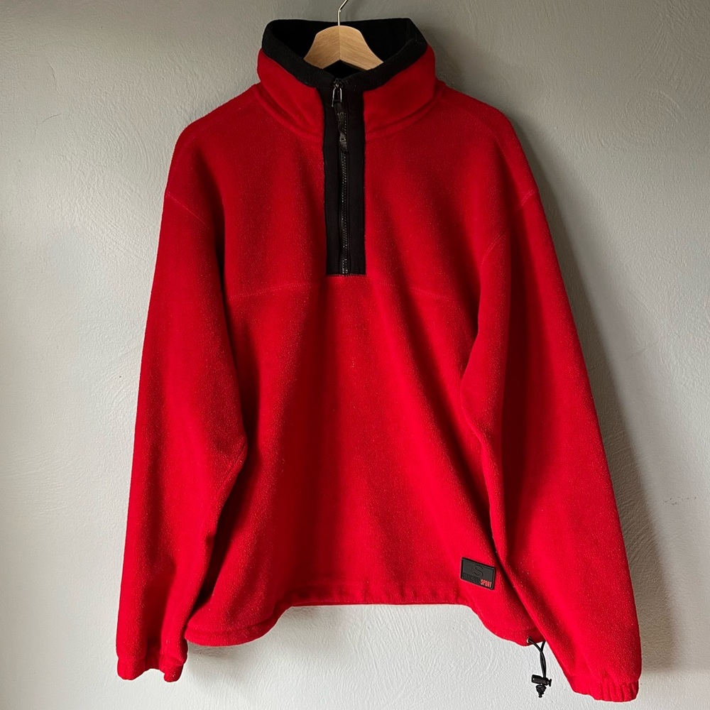 Structure Sport Athletic Quarter Zip Sz M